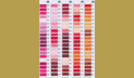 цветовой каталог для подбора необходимого цвета при изготовлении на заказ бахромы, тесьмы, кистей и т.п.