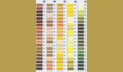 цветовой каталог для подбора необходимого цвета при изготовлении на заказ бахромы, тесьмы, кистей и т.п.